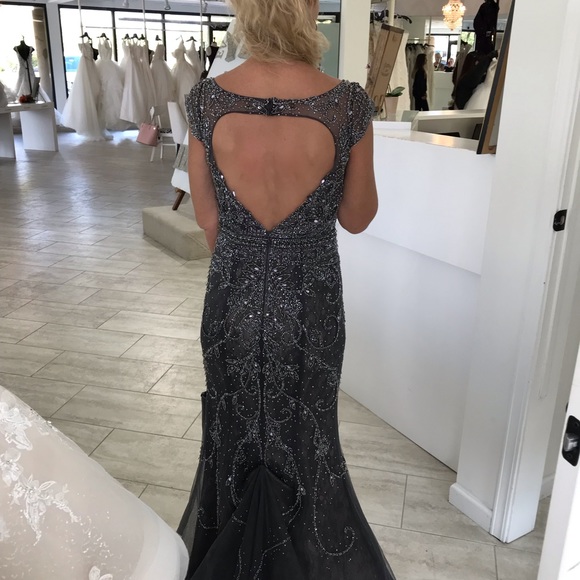 Ivonne D Mon Cheri Mother of the Bride beaded gown - Picture 4 of 4